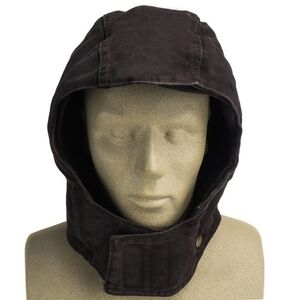 Men's Dark Brown Hooded Jacket